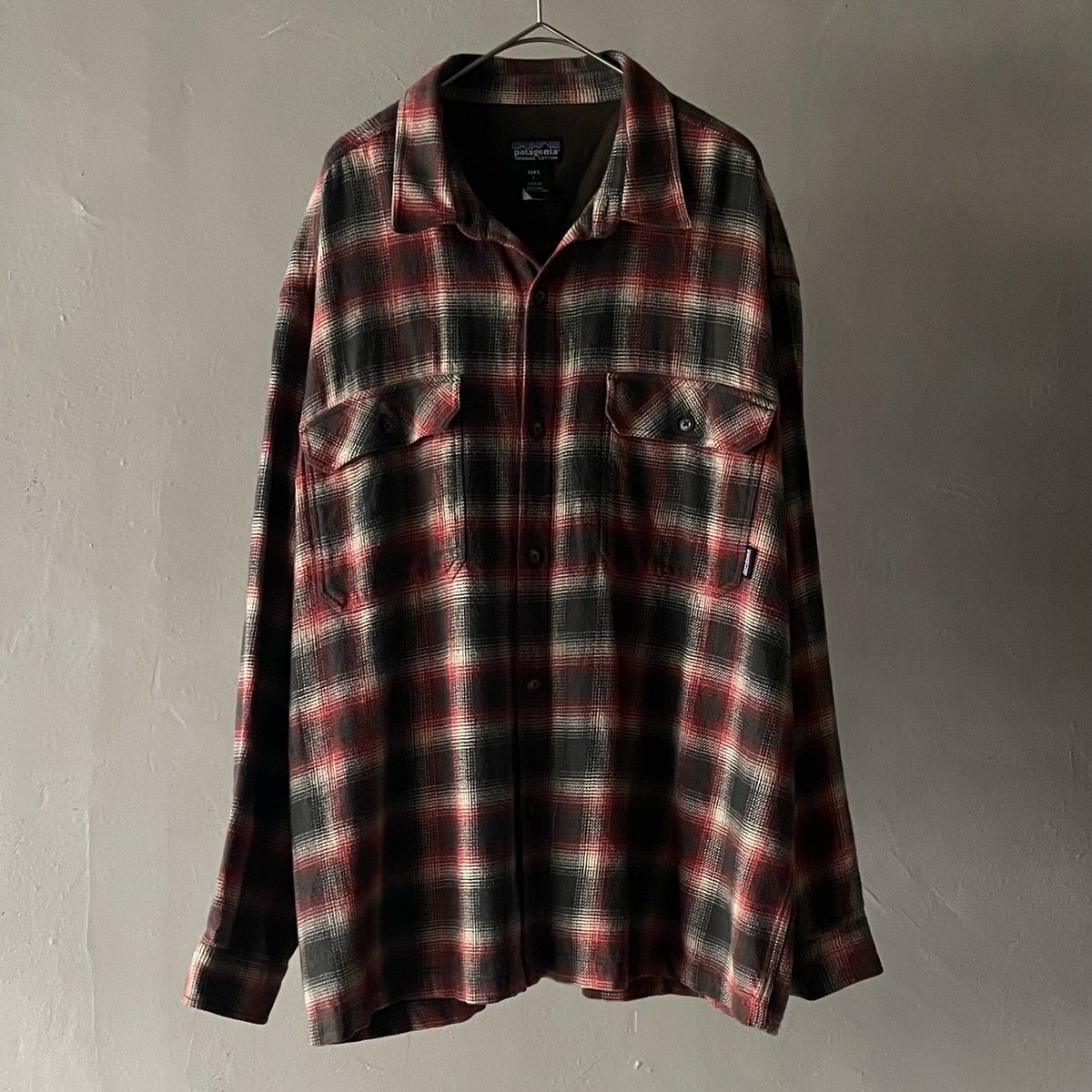 90s~ Patagonia ombre check flannel shirt | sui 90s~ Patagonia ombre check flannel shirt | sui