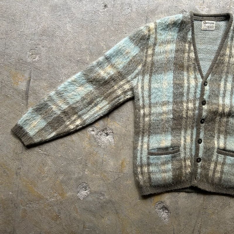 【 ARENA 】60s-70s モヘアニット カーディガン vintage VINTAGE(ヴィンテージ) 60S VINTAGE ARENA モヘア混