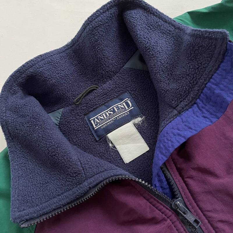 90s LAND'S END crazy pattern zip up jacket | su 90s LAND'S END crazy pattern zip up jacket | su