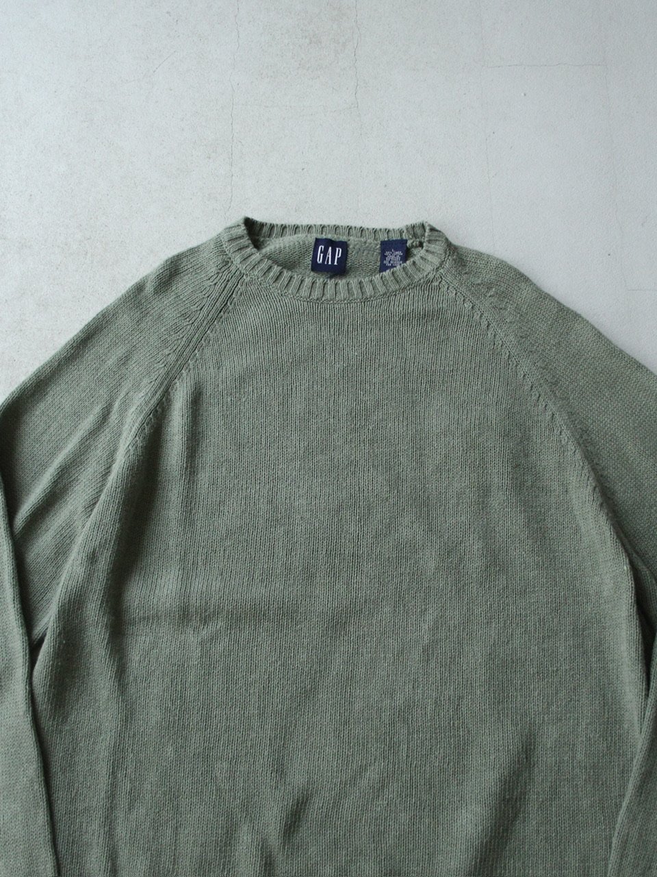 1990's \"OLD GAP\" Cotton Cardigan 茄子紺 1990's 