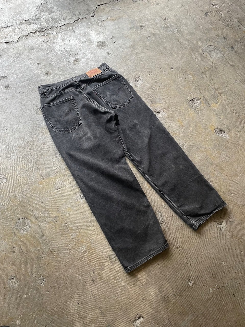 リーバイス569 ブラック リーバイス569 W36 ブラックデニム 黒 ボトム