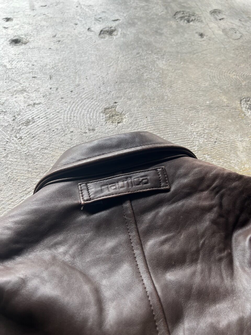 90s “nautica” leather jacket | sui & shara 90s “nautica” leather jacket | sui & shara