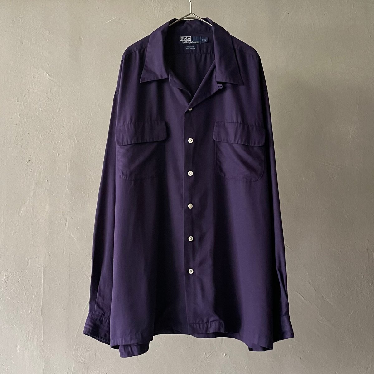 90s Polo by Ralph Lauren STEWARD 開襟シャツ 90s Polo by Ralph Lauren STEWARD 開襟シャツ