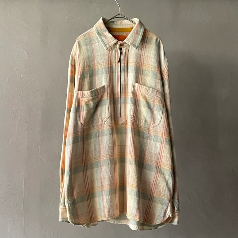 ネルシャツ（Terrytory ahead  plaid flannel zip shirt）