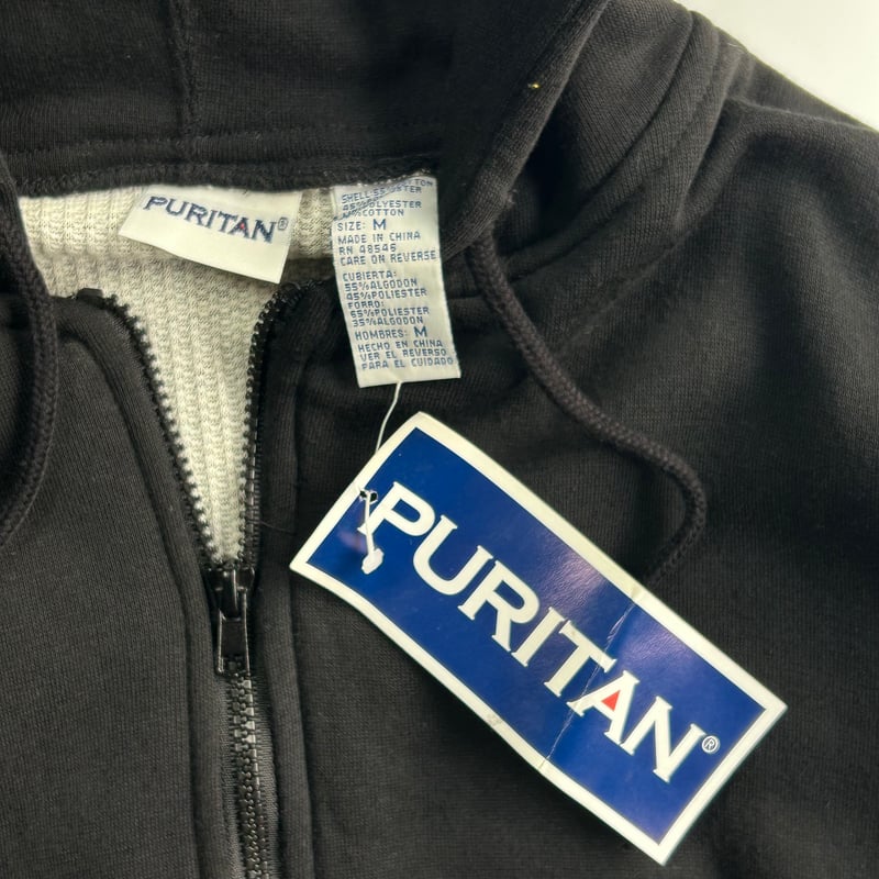 90's NOS Puritan double face sweat zip hoodie |
