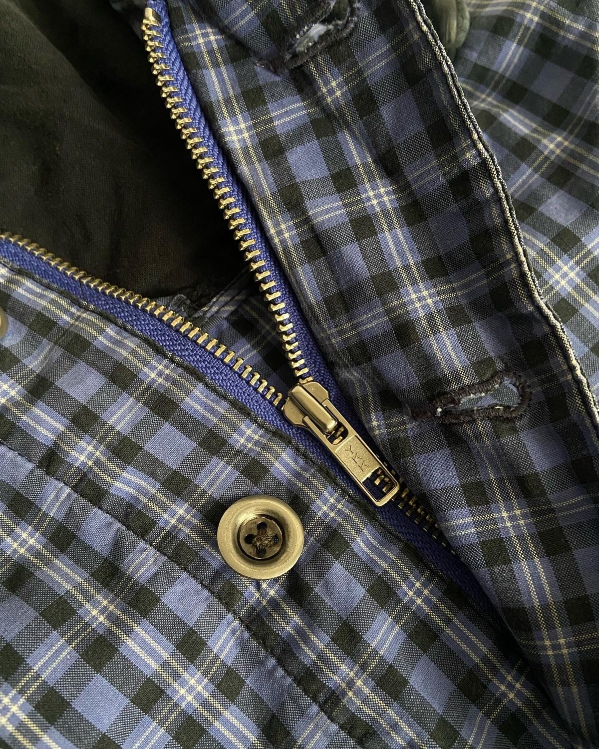 90's GAPチェック柄中綿入プルオーバージャケット 90s Gap check pattern anorak | sui & shara