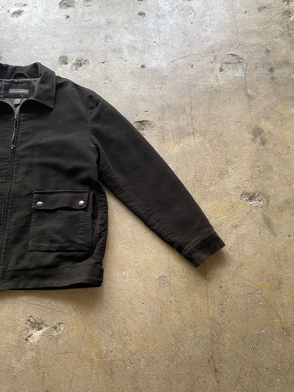 ♦︎90s BANANA REPUBLIC ボーダー ハーフコート ジャケット ♦︎90s BANANA REPUBLIC ボーダー ハーフコート ジャケット