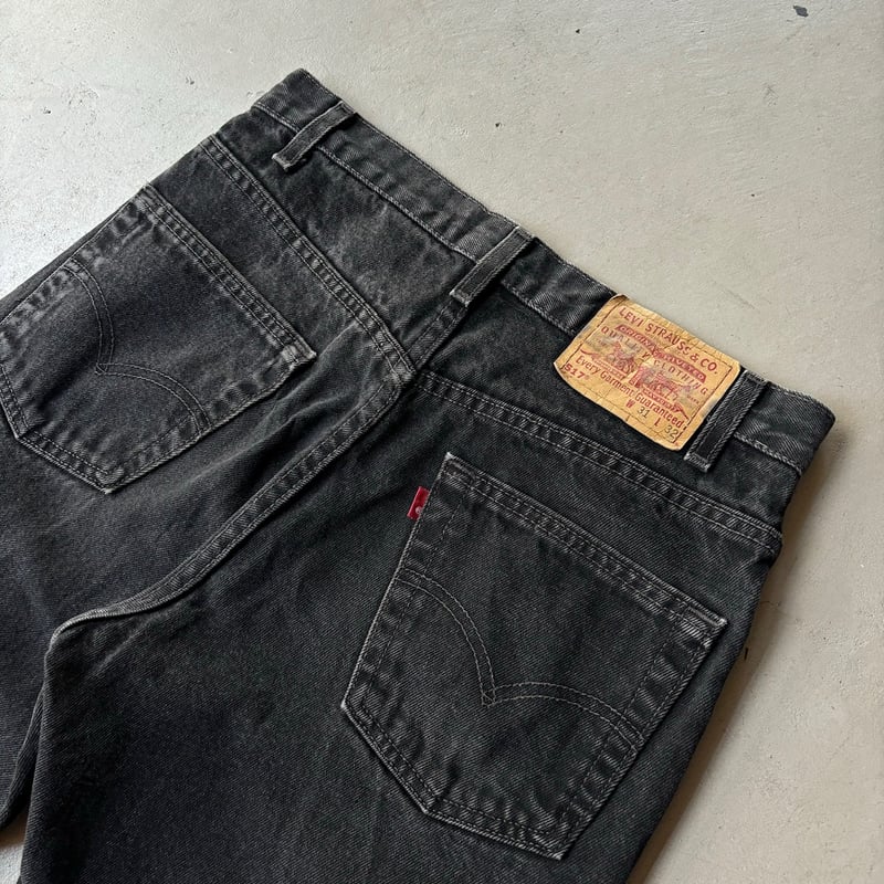 希少 90's ヴィンテージ levi's 517 BlackデニムW32L34 90s USA製
