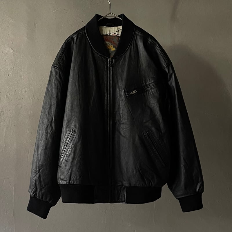 90s〜 World alliance leather bomber jacket | sui