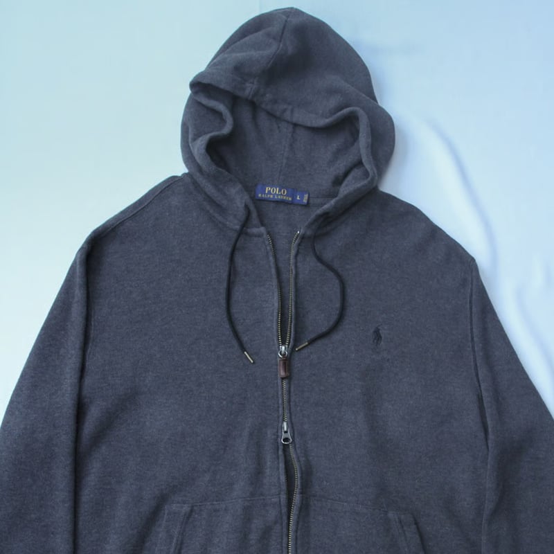 y2k zip hoodie RALPH LAUREN 平成ギャル ニット Ralph Lauren y2k Zip Hoodie Blue M – Peeces