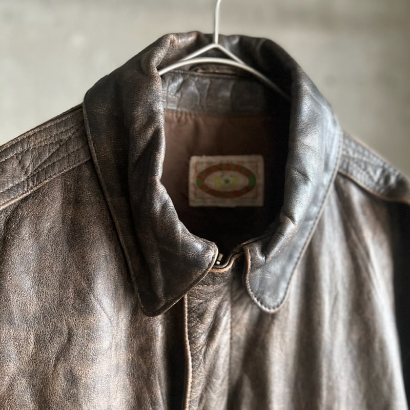 80s banana republic A-2 type flight jacket | su 80s banana republic A-2 type flight jacket | su
