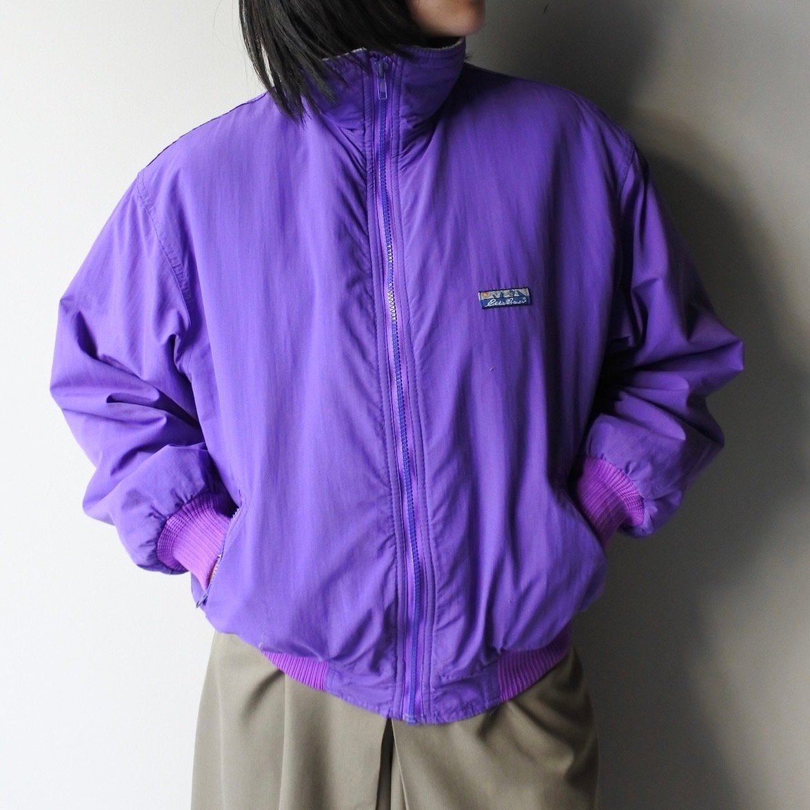 【80s】old Eddie Bauer zip up nylon jacket 80s〜 Eddie bauer zip up nylon jacket | sui & shara