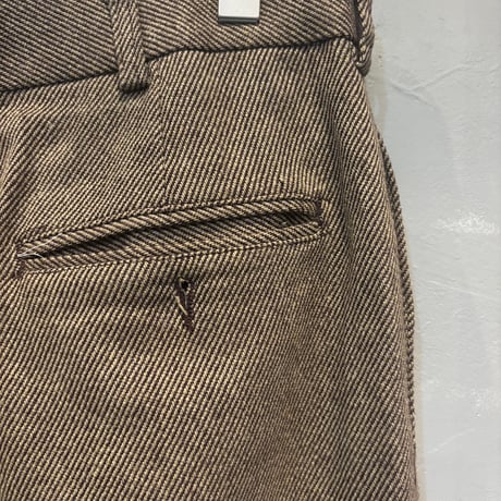 80s~ The j.peterman company cotton×wool slacks