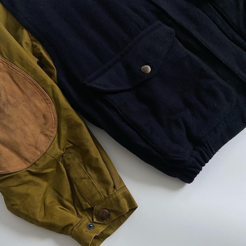 90s Nautica wool/cotton switching sleeve design