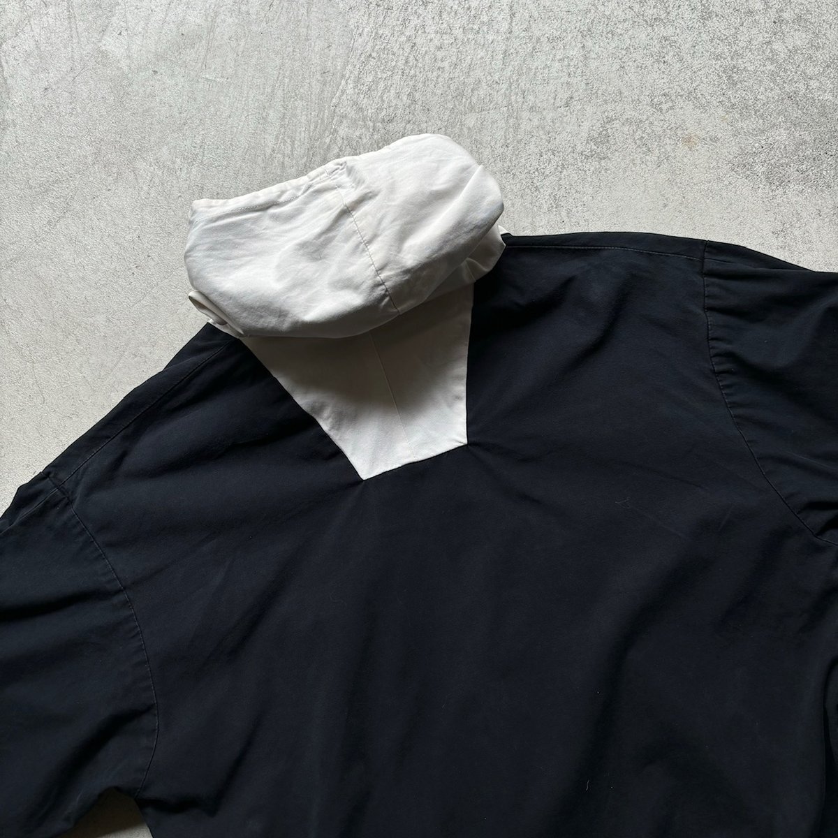 90s J.crew two-tone cotton anorak hoodie | sui 90s J.crew two-tone cotton anorak hoodie | sui