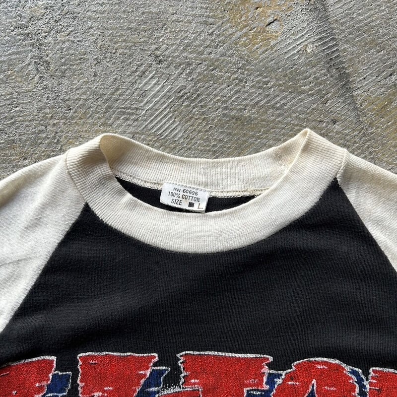 ZZTOP 80s〜90s 古着 バンドプリントラグラン ZZTOP 80s〜90s 古着 バンドプリントラグラン