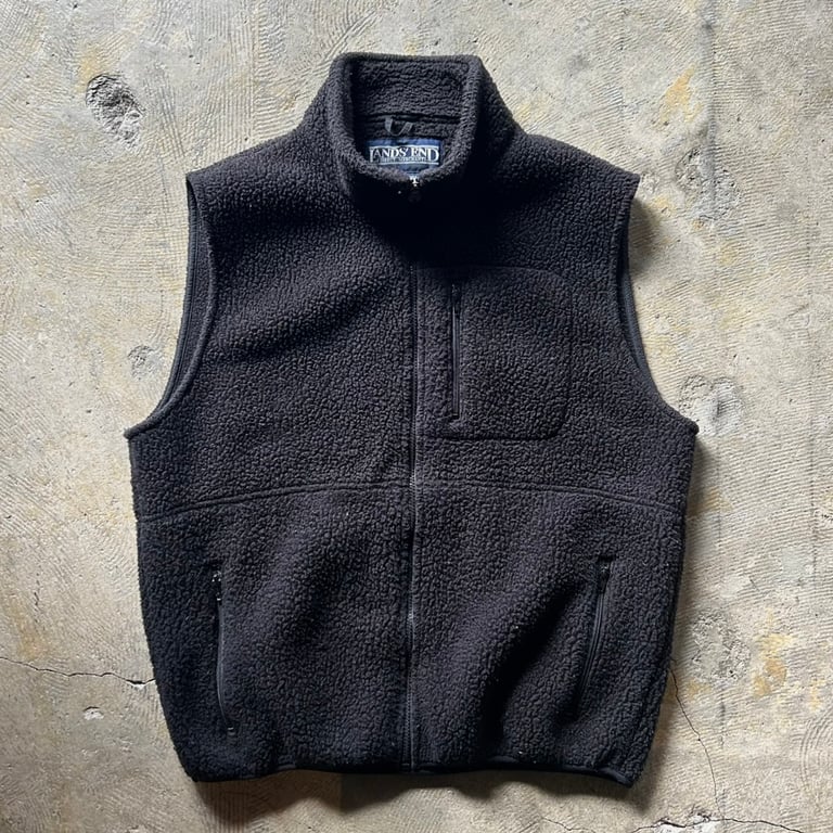 00s LANDS'END fleece vest