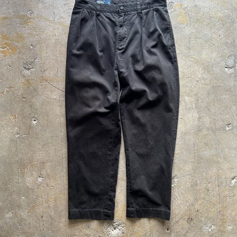 【良品】ポロバイラルフローレン　チノパン　ポロチノ　ETHAN PANT　90s Polo by Ralph Lauren 2 tuck chino trousers 