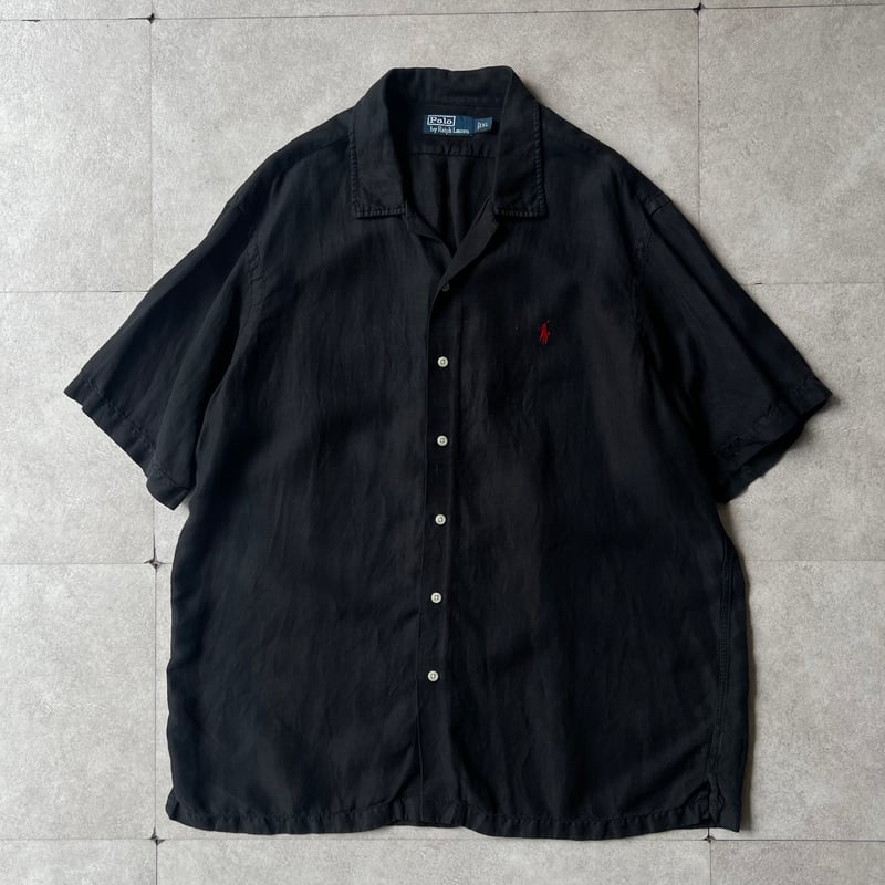 「新商品」に関するプレスリリース Lauren Ralph 90s linen×silk | shirt collar open トップス