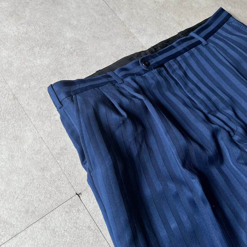90s Falcone stripe wide slacks | sui & shara