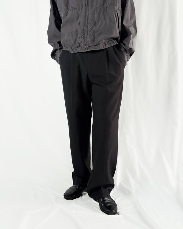 90年代 スラックス（~90’s Burberrys wool/poly tuck slacks）