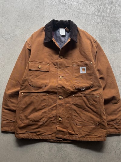 80年代 カーハート ワークジャケット(80s Carhartt michigan chore coat|カーハート)