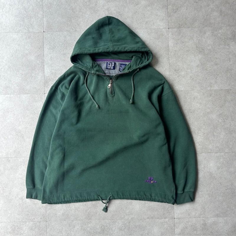 90s gap half zip hoodie | sui & shara 