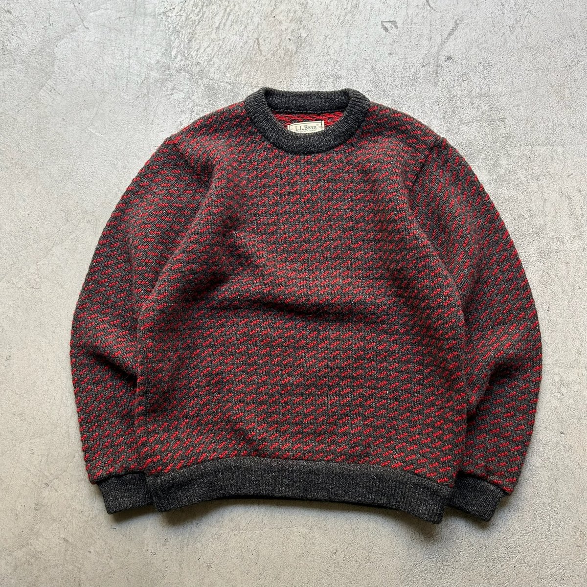 L.L. Bean birds eye knit 80s バーズアイ 80s L.L.Bean birds eye knit sweater | sui & shara