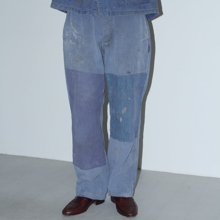 60年代 ワークパンツ（60s~ Patchwork euro work trousers）