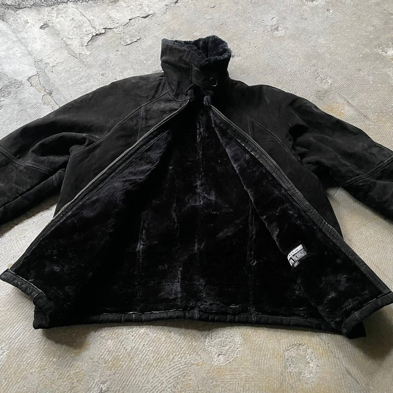 J.PERCY for MARVIN RICHARDS boa leather jacket