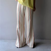 00’s Express striped linen/cotton easy pants