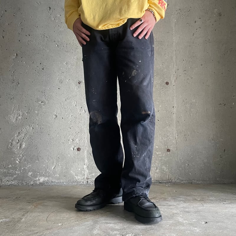 90's Levi's 501 black denim pants 