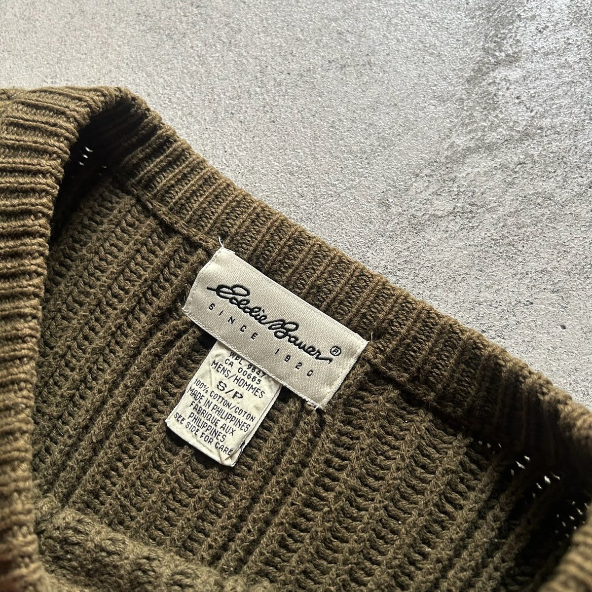 トップス Eddie Bauer 90s Cotton Knit Made in USA. 90s Eddie Bauer cotton knit | sui & shara