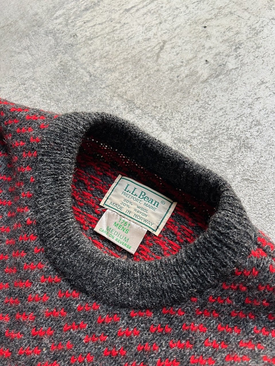L.L. Bean birds eye knit 80s バーズアイ 80s L.L.Bean birds eye knit sweater | sui & shara