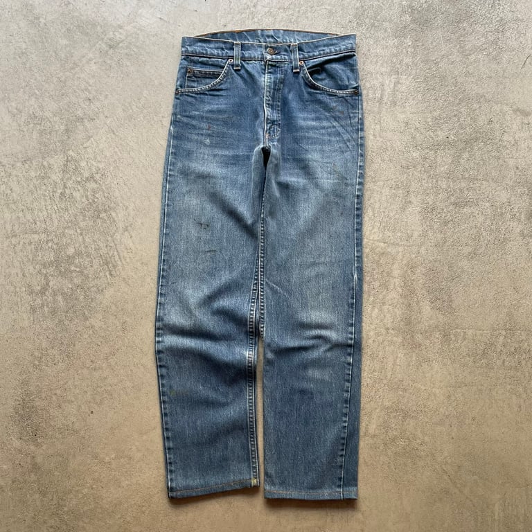 80s Levi’s 505 denim pants “good paint”