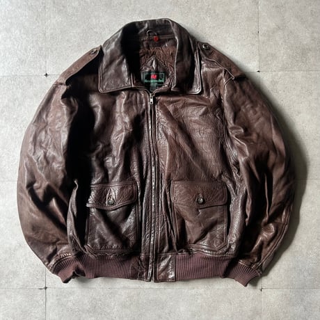 90s vintage leather jacket レザーブルゾン 深水光太 90s vintage leather jacket レザーブルゾン 深水光太 g1 | STORES
