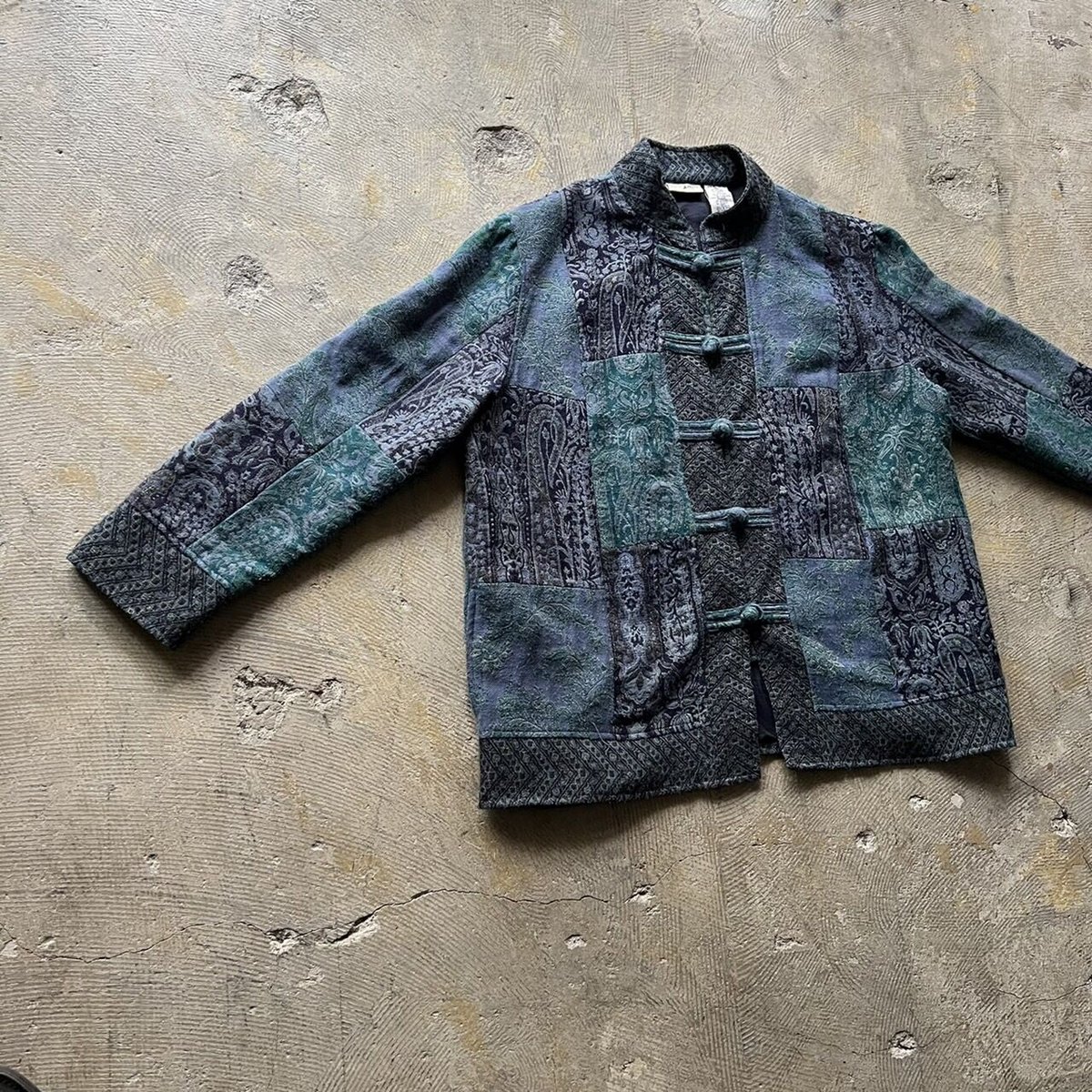 OHGA ホワイト フラワージャガードジャケット JACQUARD JACKET | OHGA