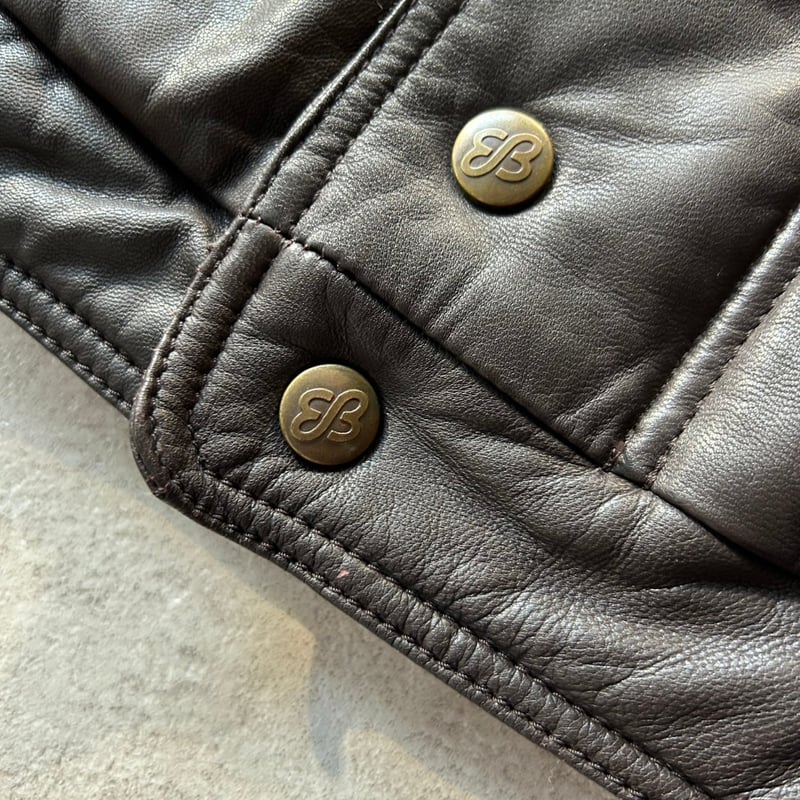 80s〜Eddie Bauer leather down vest | sui & shara