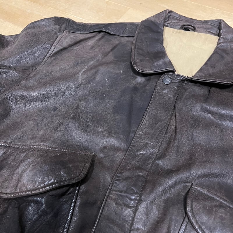 90s Mirage Classics A-2 type leather jacket | s