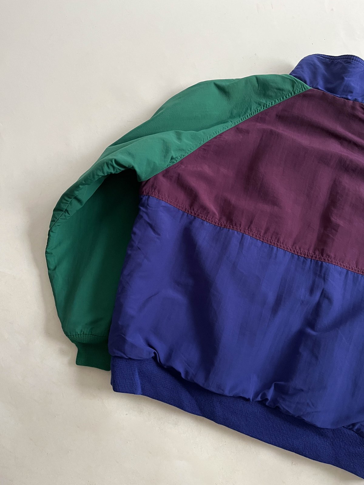 90s LAND'S END crazy pattern zip up jacket | su