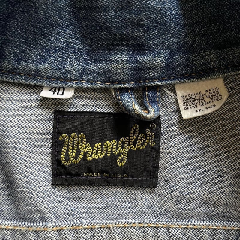 70s Wrangler 124mj denim jacket | sui & shara 70s Wrangler 124mj denim jacket | sui & shara
