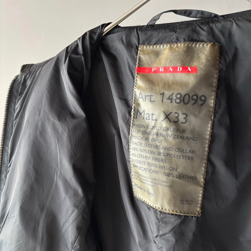 PRADA◆スタンドカラージップアップジャケット Prada ジップアップ ジャケット | ブルー | FARFETCH JP