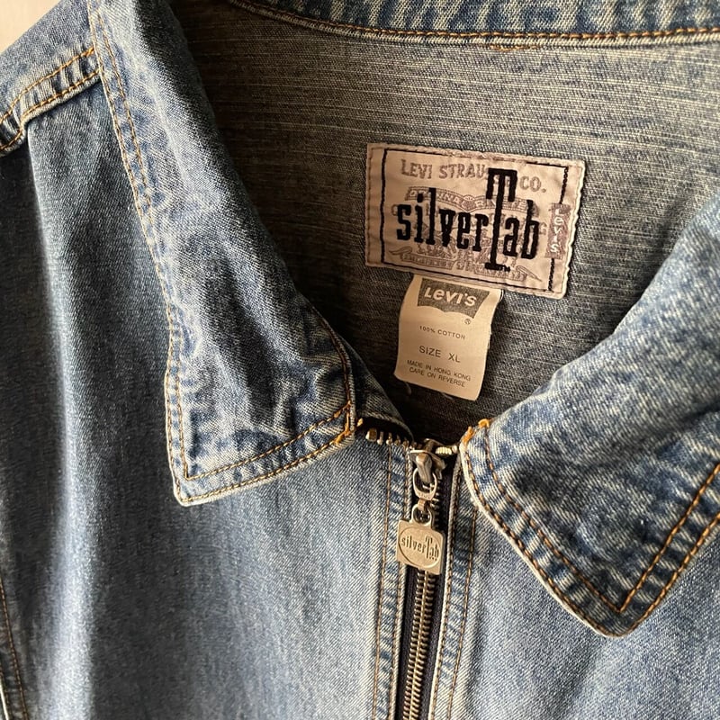 90s~ Levis silver tab ''buggy'' zip up denim ja 90s~ Levis silver tab ''buggy'' zip up denim ja