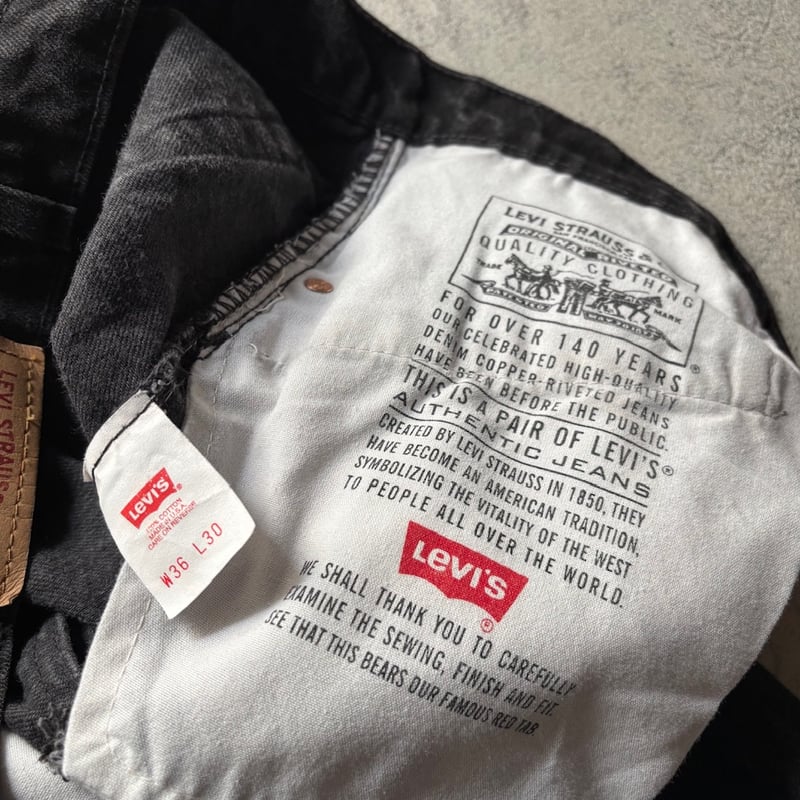 90s Levi's 505 black denim pantsリーバイスUSA 90s Levi's 505 BLACK DENIM PANTS MADE IN USA 🇺🇸