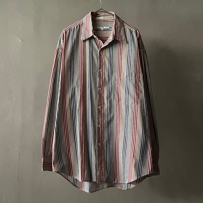 90s Perry ellis striped shirt ″Made in USA″ | s