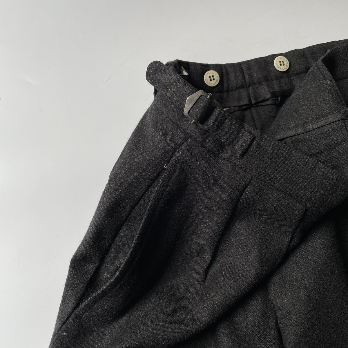 90s Ralph Lauren 2tuck wool slacks | sui & shara