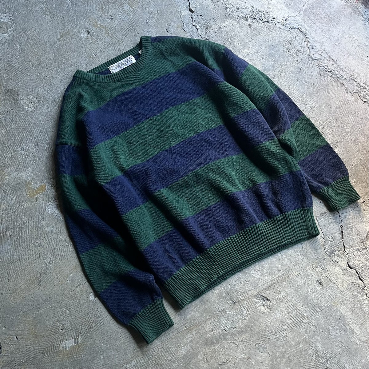 John ashford border pattern cotton knit | sui & John ashford border pattern cotton knit | sui &