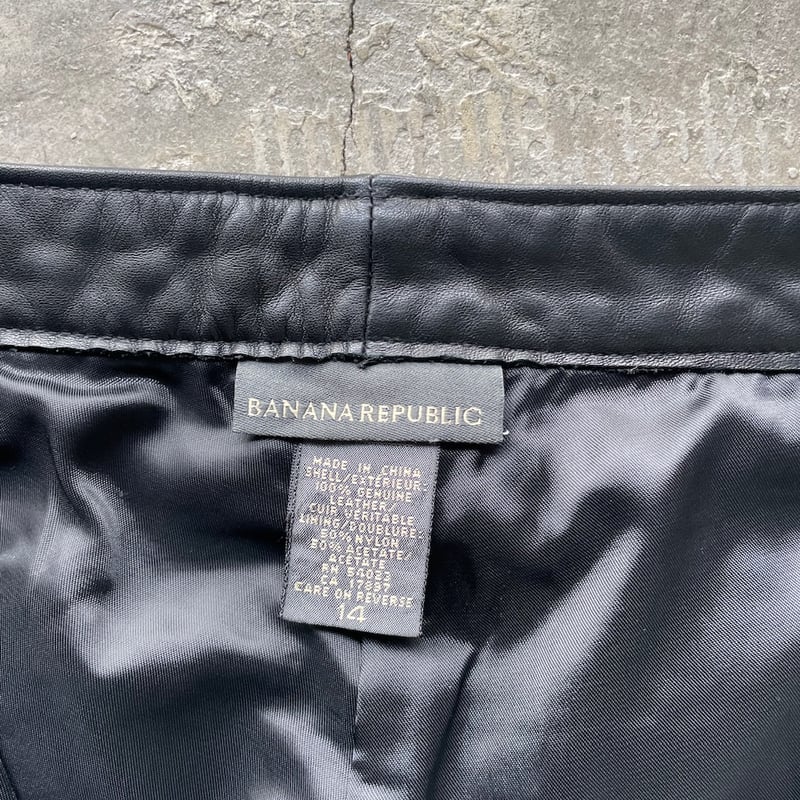 Gap boot cut レザーパンツ 00's GAP leather pants 