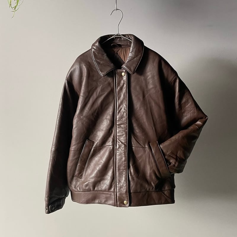 80s〜Eddie Bauer leather down jacket | sui & shara