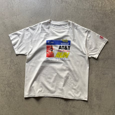 90s AT&T Long distance run print tee